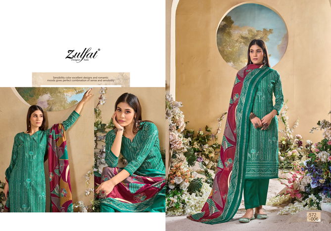 Tania Vol 5 By Zulfat Cotton Printed Dress Material Wholesale Clothing Suppliers In India
